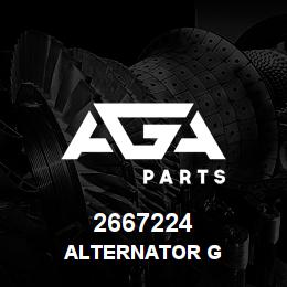 2667224 Caterpillar ALTERNATOR G | AGA Parts