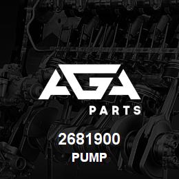 2681900 Caterpillar PUMP | AGA Parts