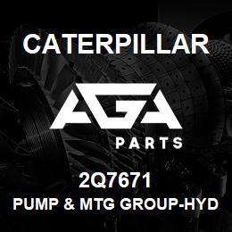 2Q7671 Caterpillar PUMP & MTG GROUP-HYDRAULIC PUMP GROUP-MOUNTING AND | AGA Parts