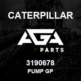 3190678 Caterpillar PUMP GP | AGA Parts