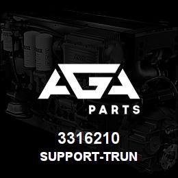 3316210 Caterpillar SUPPORT-TRUN | AGA Parts