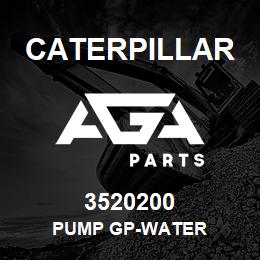 3520200 Caterpillar PUMP GP-WATER | AGA Parts