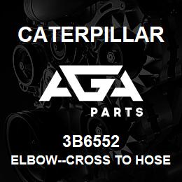 3B6552 Caterpillar ELBOW--CROSS TO HOSE ASSEMBLY TO AIR GAUGE | AGA Parts