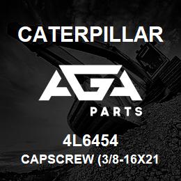 4L6454 Caterpillar CAPSCREW (3/8-16X21 IN) (GD8) (HEX HD) (4-ROLLER) | AGA Parts