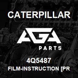 4Q5487 Caterpillar FILM-INSTRUCTION [PRELUBRICATION PUMP] | AGA Parts