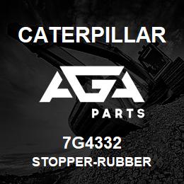 7G4332 Caterpillar STOPPER-RUBBER | AGA Parts