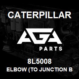 8L5008 Caterpillar ELBOW (TO JUNCTION BLOCK) | AGA Parts