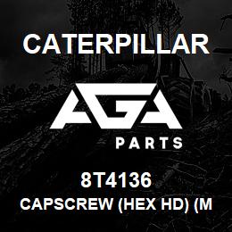 8T4136 Caterpillar CAPSCREW (HEX HD) (M10 X 1.50 X 25L GR 10.9) | AGA Parts