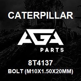 8T4137 Caterpillar BOLT (M10X1.50X20MM) | AGA Parts