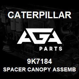 9K7184 Caterpillar SPACER CANOPY ASSEMBLY TO MOUNTING BRACKETS | AGA Parts