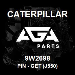 9W2698 Caterpillar PIN - GET (J550) | AGA Parts