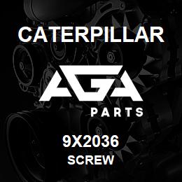 9X2036 Caterpillar SCREW | AGA Parts