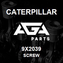 9X2039 Caterpillar SCREW | AGA Parts
