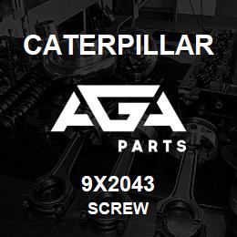 9X2043 Caterpillar SCREW | AGA Parts
