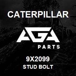 9X2099 Caterpillar STUD BOLT | AGA Parts