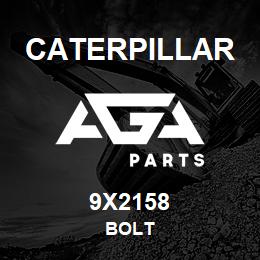 9X2158 Caterpillar BOLT | AGA Parts