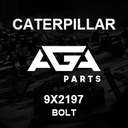 9X2197 Caterpillar BOLT | AGA Parts