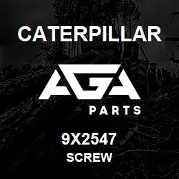 9X2547 Caterpillar SCREW | AGA Parts