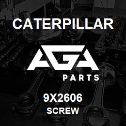 9X2606 Caterpillar SCREW | AGA Parts