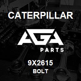 9X2615 Caterpillar BOLT | AGA Parts