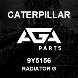 9Y5156 Caterpillar RADIATOR G | AGA Parts