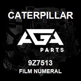9Z7513 Caterpillar FILM NUMERAL | AGA Parts