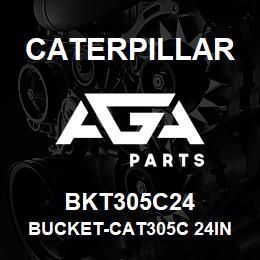 BKT305C24 Caterpillar BUCKET-CAT305C 24IN STD. 5 TIPS/SIDE CUTTERS(0.17M | AGA Parts