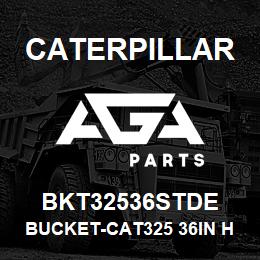 BKT32536STDE Caterpillar BUCKET-CAT325 36IN HD (0.75M3) - 4HD RC TIPS | AGA Parts