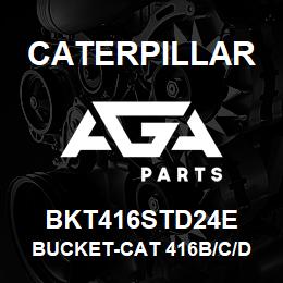 BKT416STD24E Caterpillar BUCKET-CAT 416B/C/D 24IN(0.20M3) - 5HD TIPS | AGA Parts