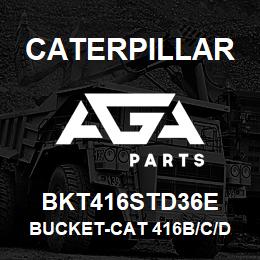 BKT416STD36E Caterpillar BUCKET-CAT 416B/C/D 36IN(0.32M3) - 7HD TIPS | AGA Parts
