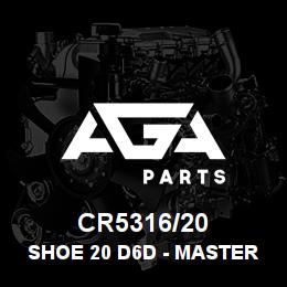 CR5316/20 Caterpillar SHOE 20 D6D - MASTER | AGA Parts CR5316/20 Caterpillar SHOE 20 D6D - MASTER | AGA Parts