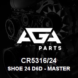 CR5316/24 Caterpillar SHOE 24 D6D - MASTER | AGA Parts CR5316/24 Caterpillar SHOE 24 D6D - MASTER | AGA Parts