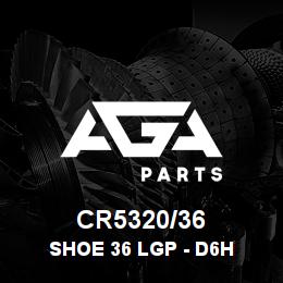 CR5320/36 Caterpillar SHOE 36 LGP - D6H | AGA Parts CR5320/36 Caterpillar SHOE 36 LGP - D6H | AGA Parts