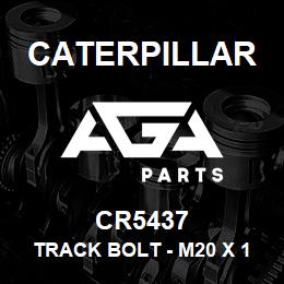 CR5437 Caterpillar TRACK BOLT - M20 X 1.5 X 57MM - CAT | AGA Parts