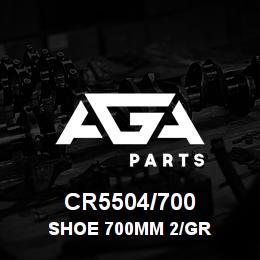 CR5504/700 Caterpillar SHOE 700MM 2/GR - 325 | AGA Parts