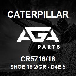 CR5716/18 Caterpillar SHOE 18 2/GR - D4E 5/8 | AGA Parts
