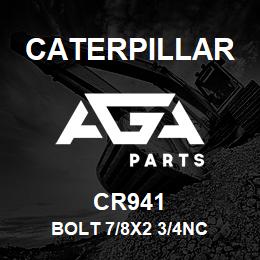 CR941 Caterpillar BOLT 7/8X2 3/4NC | AGA Parts