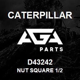 D43242 Caterpillar NUT SQUARE 1/2 | AGA Parts