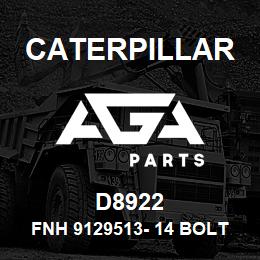 D8922 Caterpillar FNH 9129513- 14 BOLT HOLES | AGA Parts