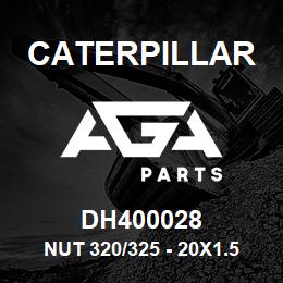 DH400028 Caterpillar NUT 320/325 - 20X1.5 | AGA Parts