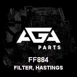 FF884 Caterpillar FILTER, HASTINGS | AGA Parts FF884 Caterpillar FILTER, HASTINGS | AGA Parts