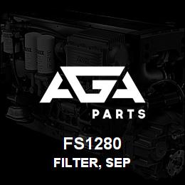 FS1280 Caterpillar FILTER, SEP | AGA Parts FS1280 Caterpillar FILTER, SEP | AGA Parts