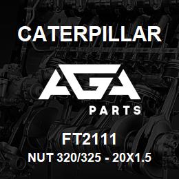 FT2111 Caterpillar NUT 320/325 - 20X1.5 | AGA Parts