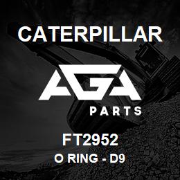 FT2952 Caterpillar O RING - D9 | AGA Parts