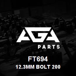 FT694 Caterpillar 12.3MM BOLT 200 | AGA Parts
