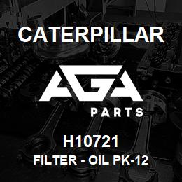 H10721 Caterpillar FILTER - OIL PK-12 | AGA Parts