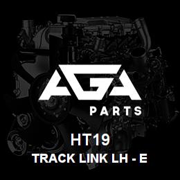 HT19 Caterpillar TRACK LINK LH - E/EL180 | AGA Parts HT19 Caterpillar TRACK LINK LH - E/EL180 | AGA Parts
