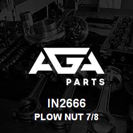 IN2666 Caterpillar PLOW NUT 7/8 | AGA Parts IN2666 Caterpillar PLOW NUT 7/8 | AGA Parts