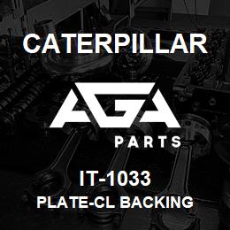 IT-1033 Caterpillar Plate-Cl Backing | AGA Parts