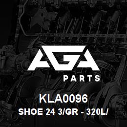 KLA0096 Caterpillar SHOE 24 3/GR - 320L/N | AGA Parts KLA0096 Caterpillar SHOE 24 3/GR - 320L/N | AGA Parts